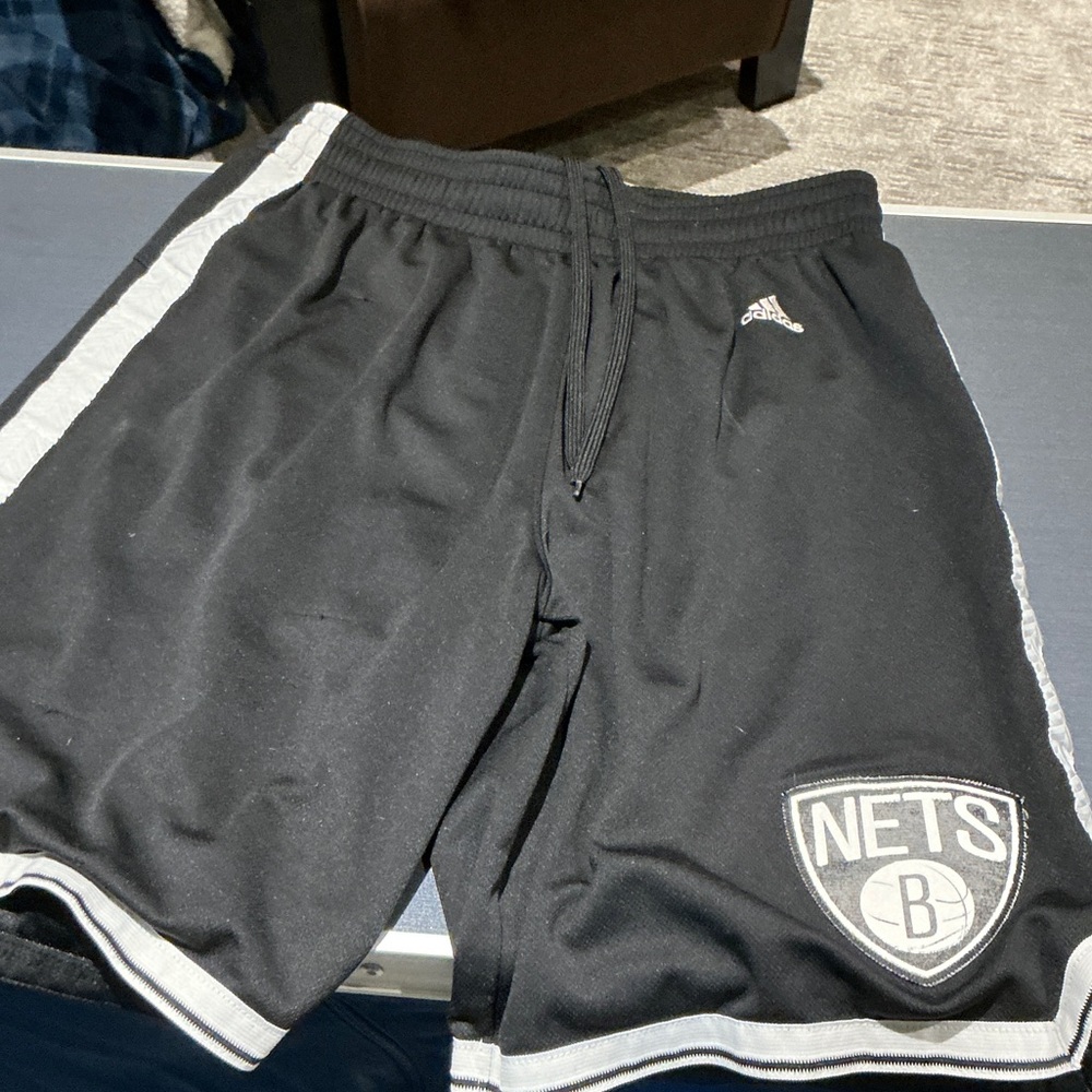 Adidas Black and Gray Nets Basketball Shorts